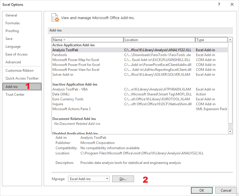 excel add-ins