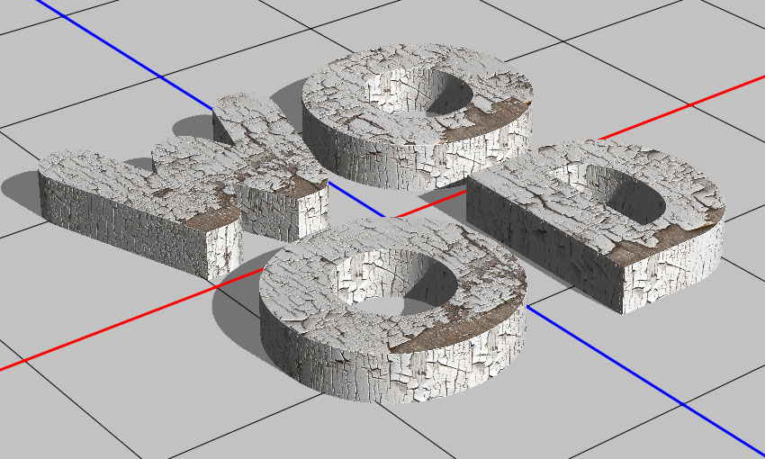 طراحی جلوه متنی سه بعدی در فتوشاپ