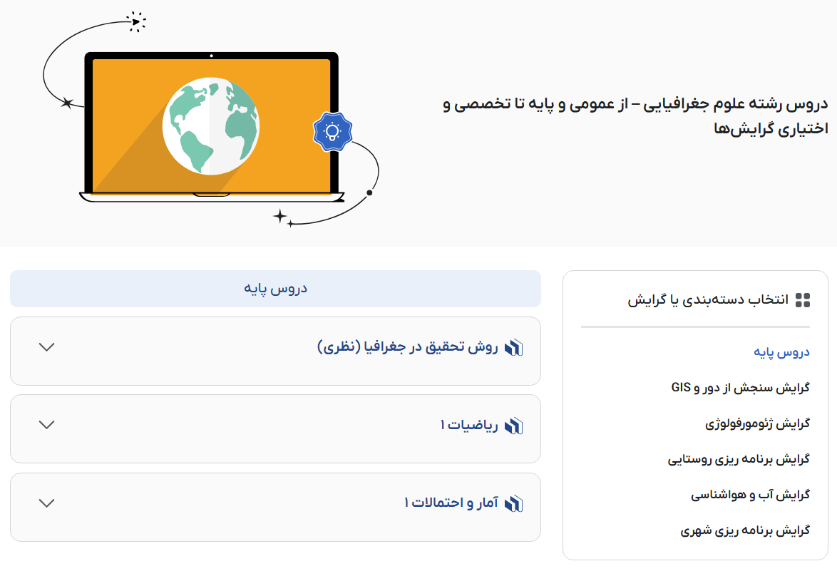 تصویر فیلم آموزش دروس رشته جغرافیا در فرادرس
