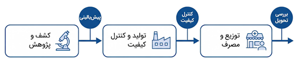 مراحل زنجیره دارو و اقدام‌های پیشگیرانه برای افزایش ایمنی مصرف دارو