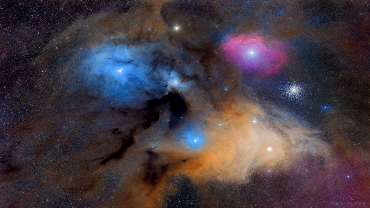 ابرهای رنگارنگ رو مارافسای &#8212; تصویر نجومی