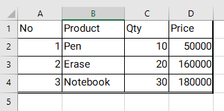 text and number alignment