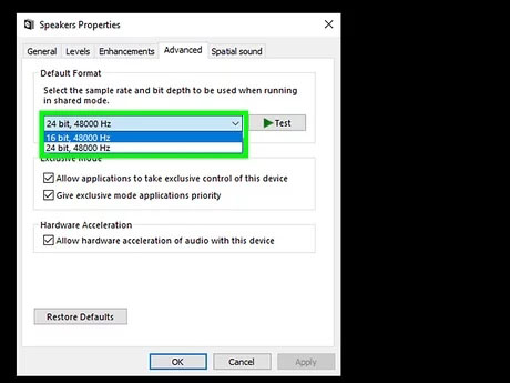 رست کردن صدای کامپیوتر در ویندوز