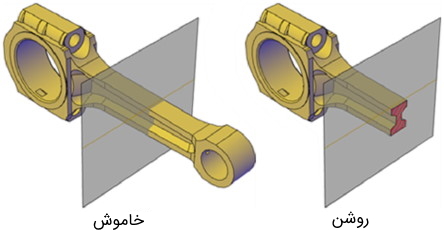 برش زدن در اتوکد