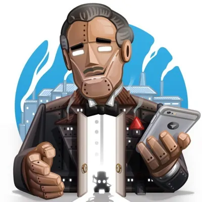 لوگوی مربوط به Botfather جهت آموزش راه اندازی وب هوک (Webhook) برای بات تلگرام