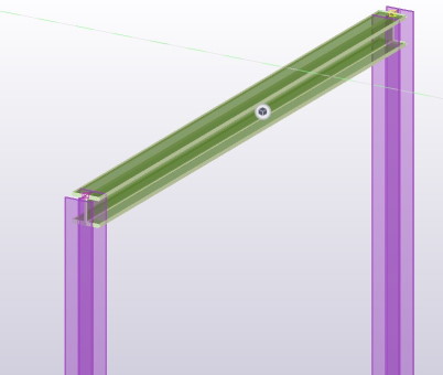 مدل سازی تیر و ستون، طراحی سازه های فولادی در تکلا