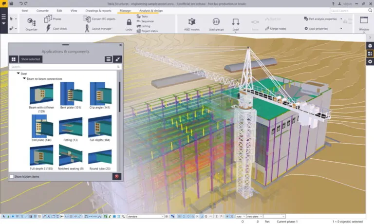 آموزش تکلا استراکچرز (Tekla Structures) | شروع یادگیری طراحی سازه — به زبان ساده