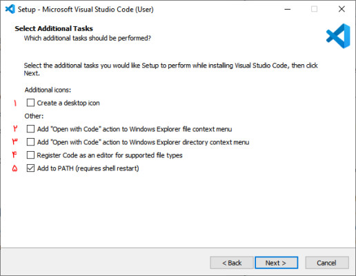 نصب VS Code در مطلب آموزش Visual Studio Code