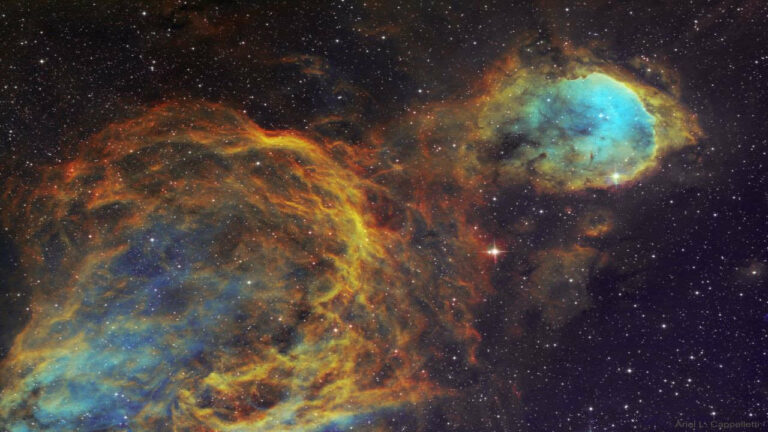 ابرهای میان ستاره ای در سحابی کارینا — تصویر نجومی
