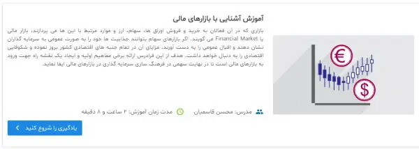 دوره آموزش آشنایی با بازارهای مالی حاوی مفهوم EPS