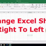 راست به چپ کردن کاربرگ اکسل – به زبان ساده