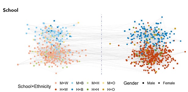 school communities network analysis