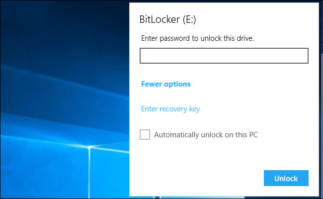 باز کردن قفل BitLocker
