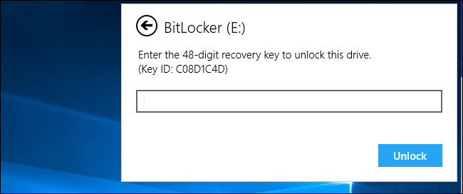 باز کردن قفل BitLocker