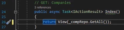 تغییر کدهای async Task برای استفاده از Repository به جای Db Context | آموزش Dapper
