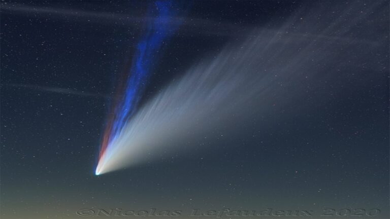 دنباله سدیمی دنباله دار نئووایز — تصویر نجومی