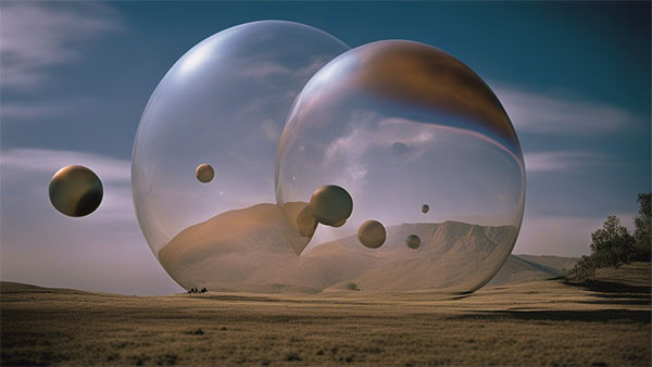 نظریه جهان های متورم و حباب دار