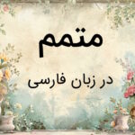 متمم چیست؟ – در ادبیات فارسی با مثال و تمرین