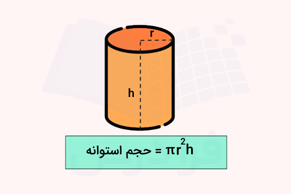فرمول حجم استوانه