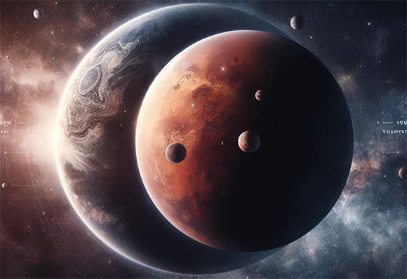 سیاره های مشابه زمین مانند مریخ و ونوس