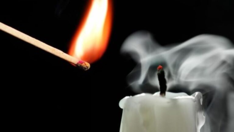 روشن کردن شمع با دود — ویدیوی علمی