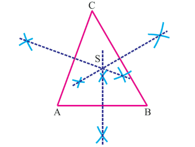 عمود منصف مثلث