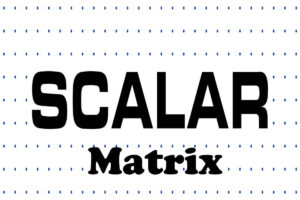 ماتریس اسکالر چیست؟ | تعریف و محاسبات روی ماتریس اسکالر — به زبان ساده