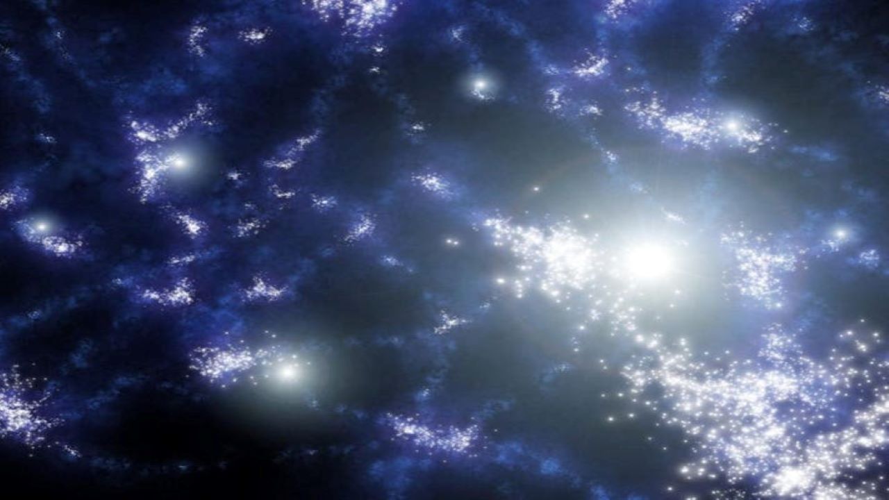 یک شبیه سازی از شکل گیری نخستین ستاره ها