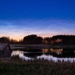 ابرهای شب تاب در نیمکره شمالی – تصویر نجومی