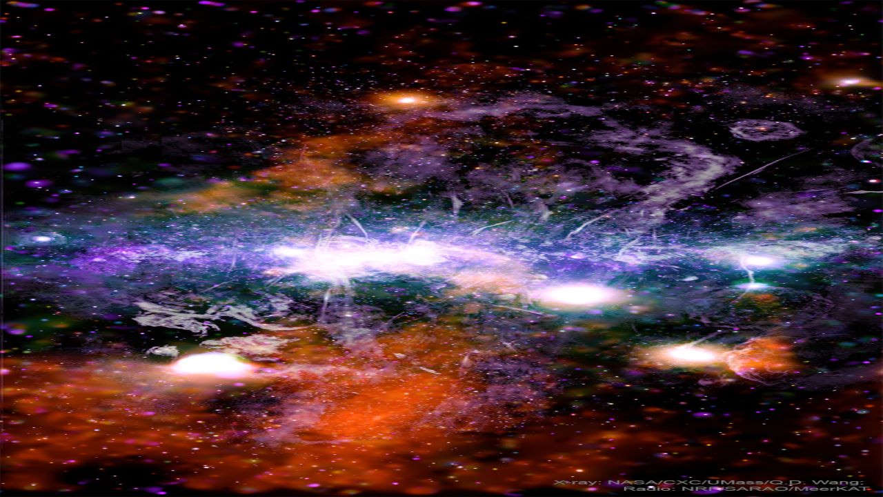 مغناطیس در مرکز کهکشان راه شیری — تصویر نجومی