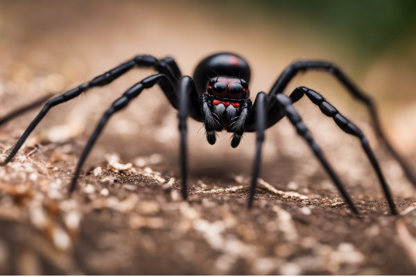 تصویر عنکبوت بیوه سیاه - عنکبوتیان چیست 