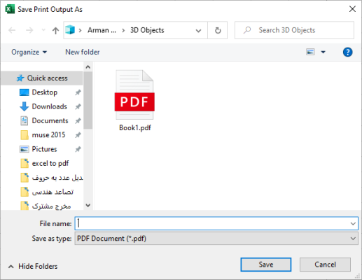 excel to pdf print cont