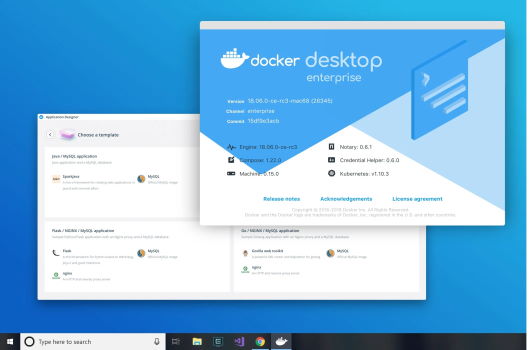 تصویری از نرم افزار Docker Desktop در مقاله داکر چیست ؟ | Docker چیست ؟