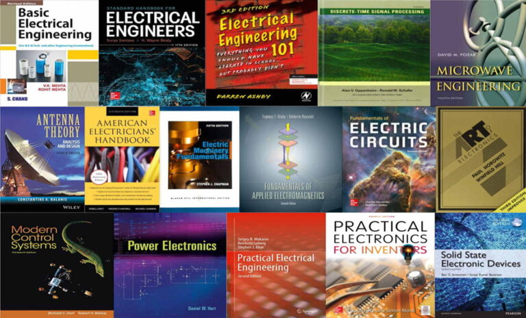 کتاب هایی که هر مهندس برق باید بخواند — فهرستی از ۱۶ عنوان برتر