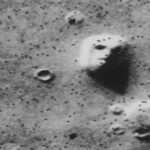 نقش صورت انسان روی مریخ – تصویر نجومی