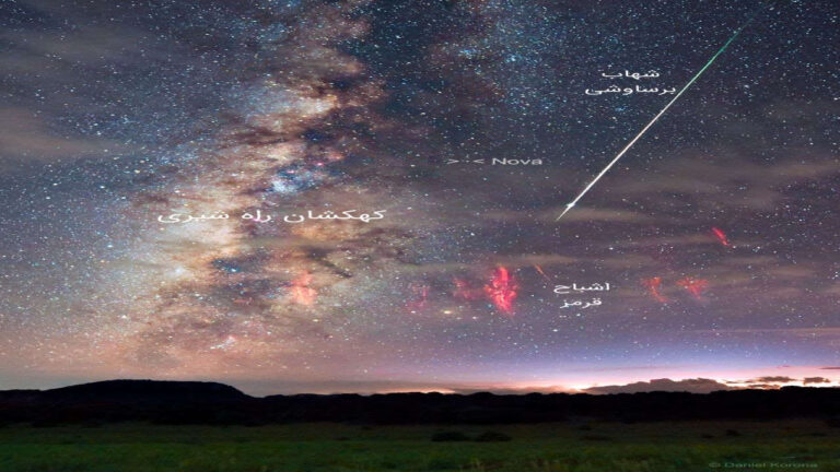 یک آسمان غیرمعمول بر فراز ساکاتکاس — تصویر نجومی