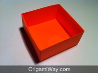 آموزش اوریگامی جعبه