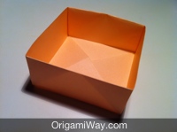 آموزش اوریگامی درب جعبه