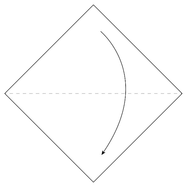 آموزش اوریگامی - پایه مربعی