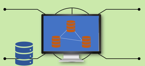 تصویری نمادین برای یک پایگاه داده رابطه ای در مقاله بانک اطلاعاتی چیسا برای آموزش بانک اطلاعاتی