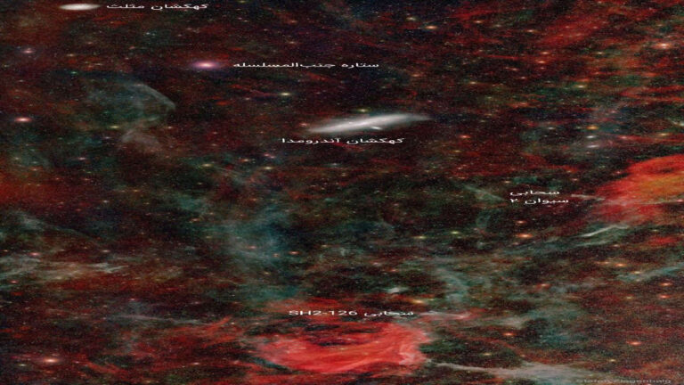 آسمانی ژرف نزدیک به آندرومدا — تصویر نجومی