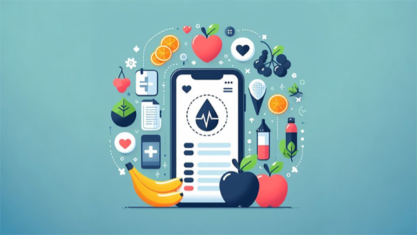 اپلیکیشن تغذیه و سلامت در موبایل