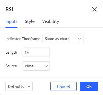 اندیکاتور RSI چیست سایت tradingview
