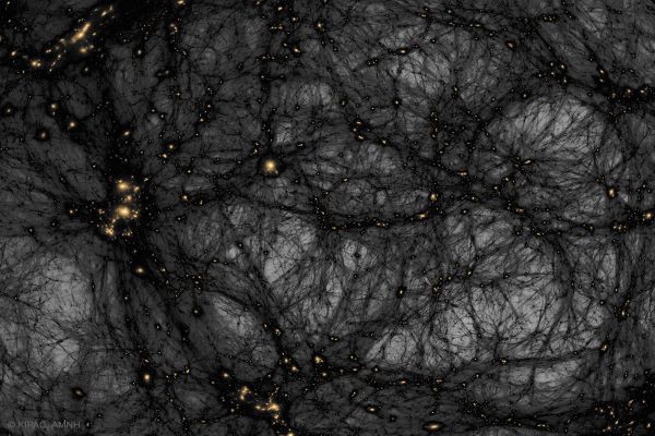 ماده تاریک در جهانی شبیه سازی شده 