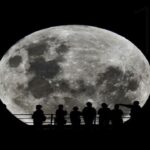 سایه نماهای ماه کامل – تصویر نجومی