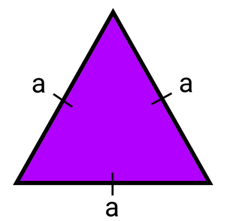 فرمول مساحت مثلث متساوی الاضلاع