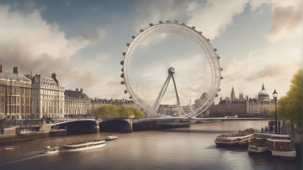 تصویر گرافیکی مشابه چرخ و فلک بزرگ لندن