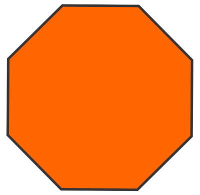 هشت ضلعی منتظم با فرمول بدست آوردن مجموع زوایای داخلی چند ضلعی