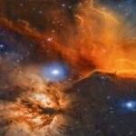 عکس سحابی شعله و سحابی سر اسب – تصویر نجومی