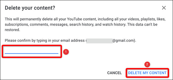 آیا می‌خواهید کانال یوتیوب خود را حذف کنید؟